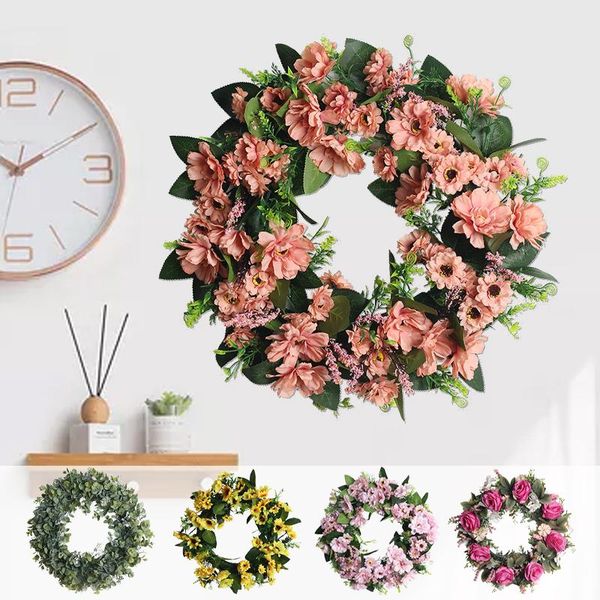 decorative flowers & wreaths daisy rose sunflower eucalyptusartificial wreath easter door indoor wall wedding window home party decor
decorative flowers & wreaths daisy rose sunflower eucalyptusartificial wreath easter door indoor wall wedding window home party decor