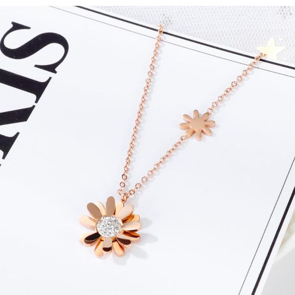grier design fashion jewelry titanium steel daisy pendant necklace elegant female 2021 clavicle necklaces, Silver
grier design fashion jewelry titanium steel daisy pendant necklace elegant female 2021 clavicle necklaces, Silver