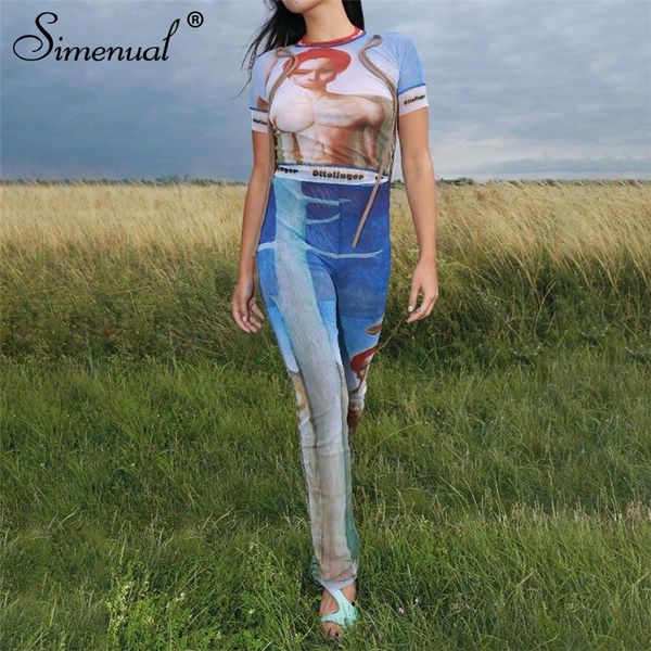 women's two piece pants simenual renaissance print mesh patchwork co-ord sets short sleeve and leggings transparent outfits bodycon clo, White
women's two piece pants simenual renaissance print mesh patchwork co-ord sets short sleeve and leggings transparent outfits bodycon clo, White