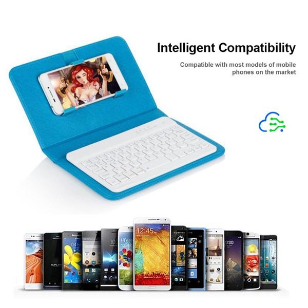 portable 4 colors pu leather wireless keyboard case for protective mobile phone mini bluetooth keyboards
portable 4 colors pu leather wireless keyboard case for protective mobile phone mini bluetooth keyboards