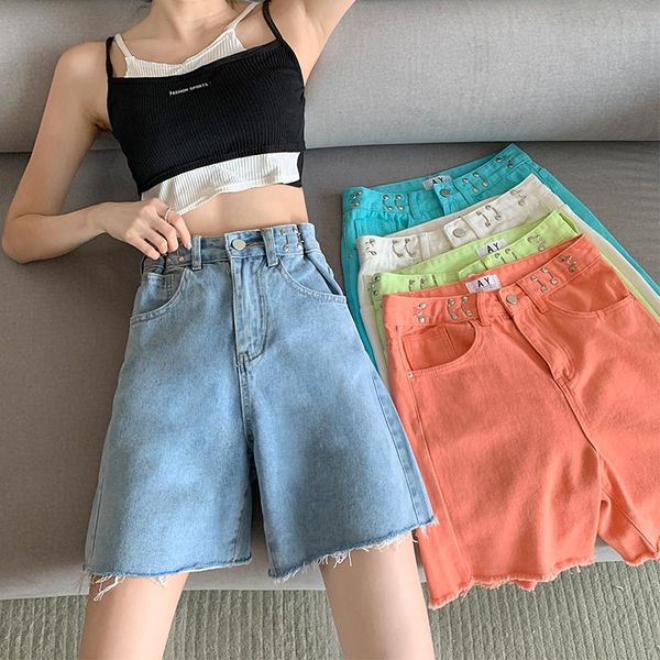 women's jeans candy colors wide leg short pants summer high waist loose straight denim shorts y2k 2021 blue jean plus size 3559
women's jeans candy colors wide leg short pants summer high waist loose straight denim shorts y2k 2021 blue jean plus size 3559