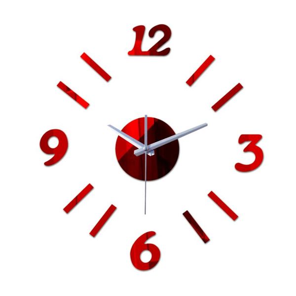 3d acrylic mirror wall stickers quartz clock watch home decoration clocks real living room modern europe
3d acrylic mirror wall stickers quartz clock watch home decoration clocks real living room modern europe