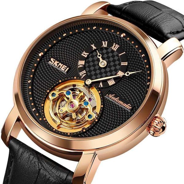 metal tourbillon automatic watch for men leather strap waterproof skeleton creative mechanical wristwatch male gift 9240 wristwatches, Slivery;brown
metal tourbillon automatic watch for men leather strap waterproof skeleton creative mechanical wristwatch male gift 9240 wristwatches, Slivery;brown