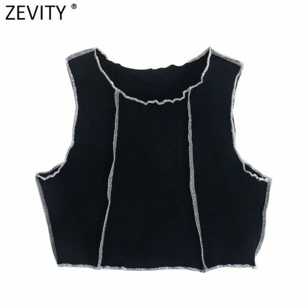 women o neck sleeveless chic camis tank ladies reverse lane design knitted vest slim t-shirt casual crop ls9176 210420, White
women o neck sleeveless chic camis tank ladies reverse lane design knitted vest slim t-shirt casual crop ls9176 210420, White