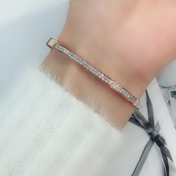 charm bracelets vsnow korean fashion bling full rhinestone bangles for women minimalist rose gold metal titanium steel bangle accessories, Golden;silver
charm bracelets vsnow korean fashion bling full rhinestone bangles for women minimalist rose gold metal titanium steel bangle accessories, Golden;silver