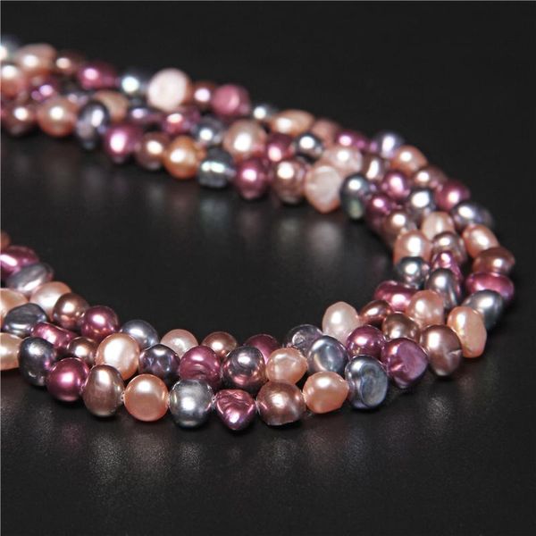 other 5-6mm mixed natural pearl beads rose pink silver color freshwater baroque for jewelry making diy irregular 14"strand
other 5-6mm mixed natural pearl beads rose pink silver color freshwater baroque for jewelry making diy irregular 14"strand