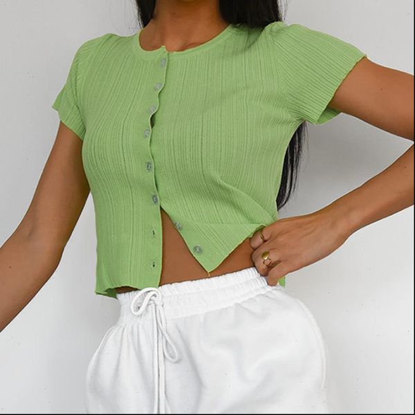 summer women t shirt tee slim fit short sleeve button casual plain clothes waist cardigan split sweet crop, White
summer women t shirt tee slim fit short sleeve button casual plain clothes waist cardigan split sweet crop, White