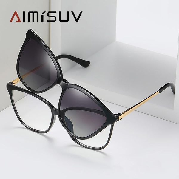 sunglasses aimisuv classic clip-on cateye polarized for women fashion multifunction blue light blocking glasses female uv400, White;black
sunglasses aimisuv classic clip-on cateye polarized for women fashion multifunction blue light blocking glasses female uv400, White;black