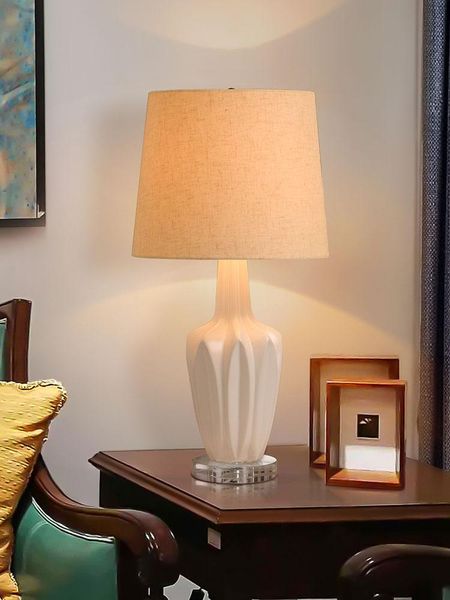 table lamps american modern simple white ceramic lamp for living room study bedroom bedside nordic romantic decorative night
table lamps american modern simple white ceramic lamp for living room study bedroom bedside nordic romantic decorative night