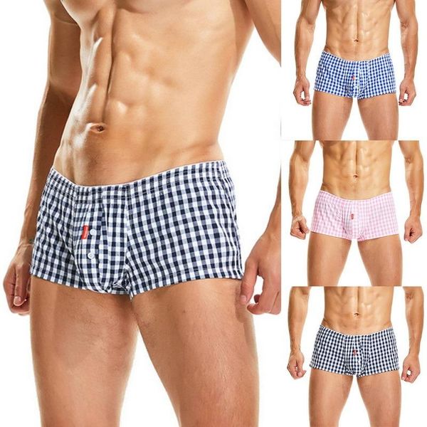 underpants men's underwear sleepwear lounge shorts cotton plaid thin home boxer men pajamas sleep bottoms, Black;white
underpants men's underwear sleepwear lounge shorts cotton plaid thin home boxer men pajamas sleep bottoms, Black;white