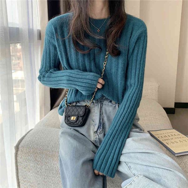 winter style korean loose o neck pit stripe thickened pullover sweater women 7 colors long sleeve knitted 534f 210420, White;black
winter style korean loose o neck pit stripe thickened pullover sweater women 7 colors long sleeve knitted 534f 210420, White;black