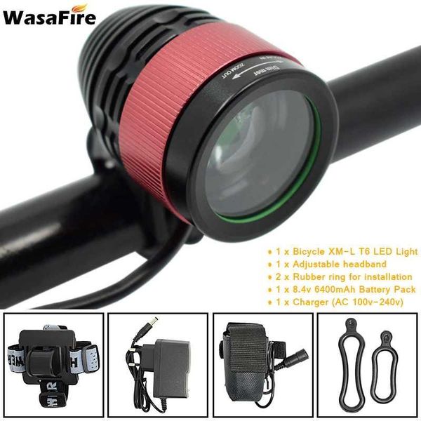 wasafire zoomable xm-l t6 led bike light bicycle front lamp headlight headlamp hunting 6400mah battery pack cycling frontlight lights
wasafire zoomable xm-l t6 led bike light bicycle front lamp headlight headlamp hunting 6400mah battery pack cycling frontlight lights