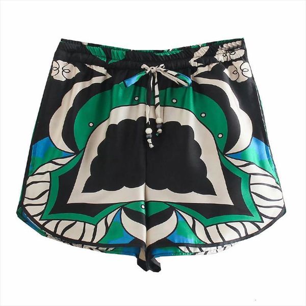 chic green printed summer casual women shorts beach loose lightweight drawstring elastic high waist, White;black
chic green printed summer casual women shorts beach loose lightweight drawstring elastic high waist, White;black
