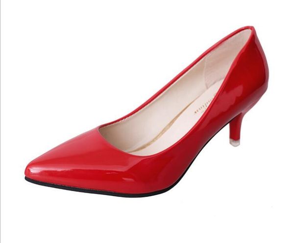 dress shoes classic autumn spring women pump high heels single female summer patent leather wedding party woman gladiator, Black
dress shoes classic autumn spring women pump high heels single female summer patent leather wedding party woman gladiator, Black