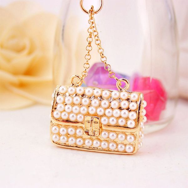 fashionable square pearl bag keychain chain memorial gift keychain inlaid rhinestone chain keychain car pendant, Slivery;golden
fashionable square pearl bag keychain chain memorial gift keychain inlaid rhinestone chain keychain car pendant, Slivery;golden