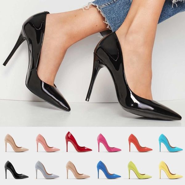 pointed toe high heels women pumps shoes spring brand design wedding dress 302-35pa, Black
pointed toe high heels women pumps shoes spring brand design wedding dress 302-35pa, Black