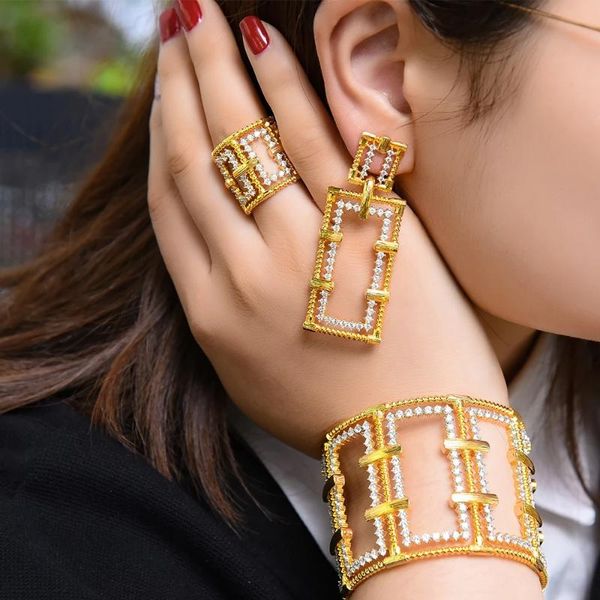 earrings & necklace missvikki trendy precious luxury noble 4 pcs square jewelry set bangle ring women wedding 2021, Silver
earrings & necklace missvikki trendy precious luxury noble 4 pcs square jewelry set bangle ring women wedding 2021, Silver