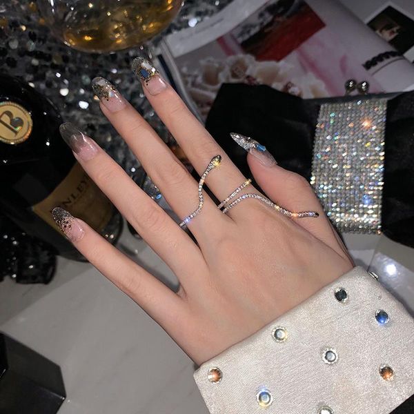 yangliujia metal snake ring can be adjusted fashion hip-hop punk crystal open woman wedding party accessories jewelry gift rings, Slivery;golden
yangliujia metal snake ring can be adjusted fashion hip-hop punk crystal open woman wedding party accessories jewelry gift rings, Slivery;golden