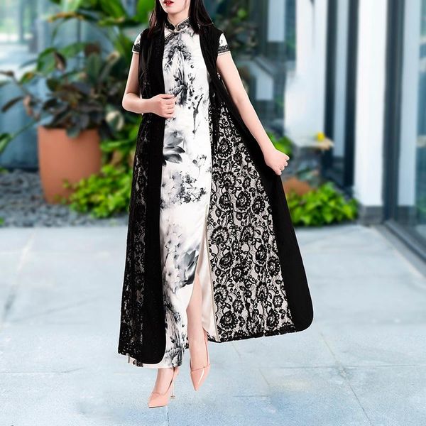women's vests women cardigans long vest sleeveless sun-protection lace floral coats casual lady cardigan 12658, Black;white
women's vests women cardigans long vest sleeveless sun-protection lace floral coats casual lady cardigan 12658, Black;white