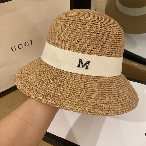 straw women's summer paper straw basin m-standard temperament beach bucket hat sunscreen fisherman's hat, Yellow
straw women's summer paper straw basin m-standard temperament beach bucket hat sunscreen fisherman's hat, Yellow