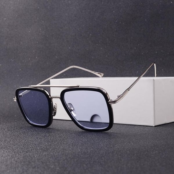 fashiontony stark flight style sunglasses men square brand design sun glasses oculos male, White;black
fashiontony stark flight style sunglasses men square brand design sun glasses oculos male, White;black
