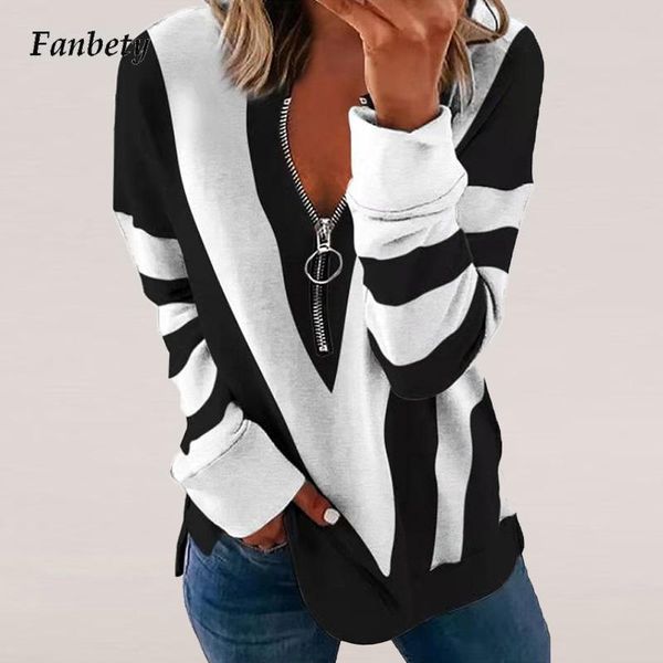 women's blouses & shirts women casual long sleeve shirt blusa vintage striped printed loose pullover fashion v-neck zipper autumn blou, White
women's blouses & shirts women casual long sleeve shirt blusa vintage striped printed loose pullover fashion v-neck zipper autumn blou, White