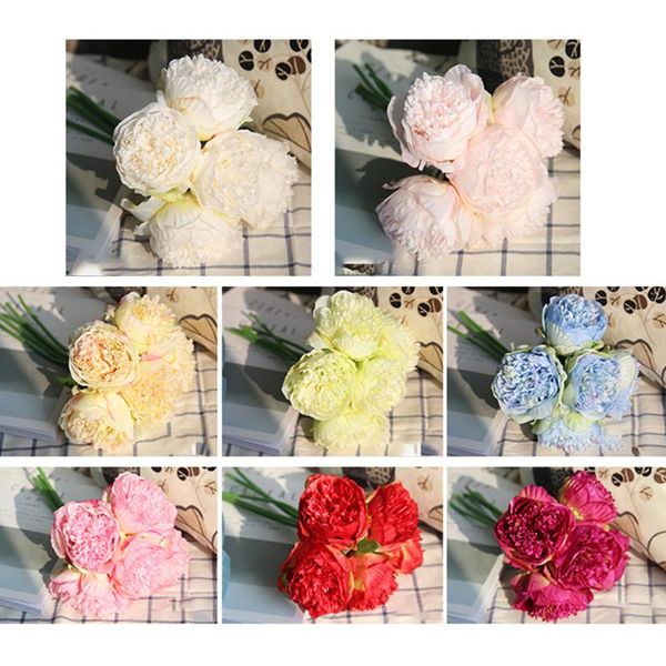 decorative flowers & wreaths 5 heads artificial silk fake large peony hydrangea wedding party decor for home household decoration
decorative flowers & wreaths 5 heads artificial silk fake large peony hydrangea wedding party decor for home household decoration