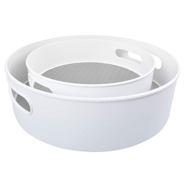 pack plastic lazy susan turntable non-skid kitchen cabinet organizers 9 inch & 12 spice rack for fridge, pantry storage organization
pack plastic lazy susan turntable non-skid kitchen cabinet organizers 9 inch & 12 spice rack for fridge, pantry storage organization