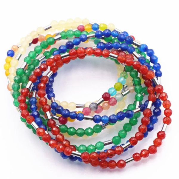 charm bracelets charms women multi-layer beads bracelet natural stone jades faceted 4mm retro punk casual bangle jewelry 14inch a710, Golden;silver
charm bracelets charms women multi-layer beads bracelet natural stone jades faceted 4mm retro punk casual bangle jewelry 14inch a710, Golden;silver