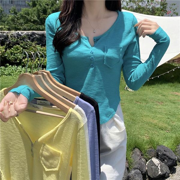 women's sweaters early autumn long sleeve design sense of minority t-shirt 2021 fashion milk sweet slim knit short body shirt, White;black
women's sweaters early autumn long sleeve design sense of minority t-shirt 2021 fashion milk sweet slim knit short body shirt, White;black