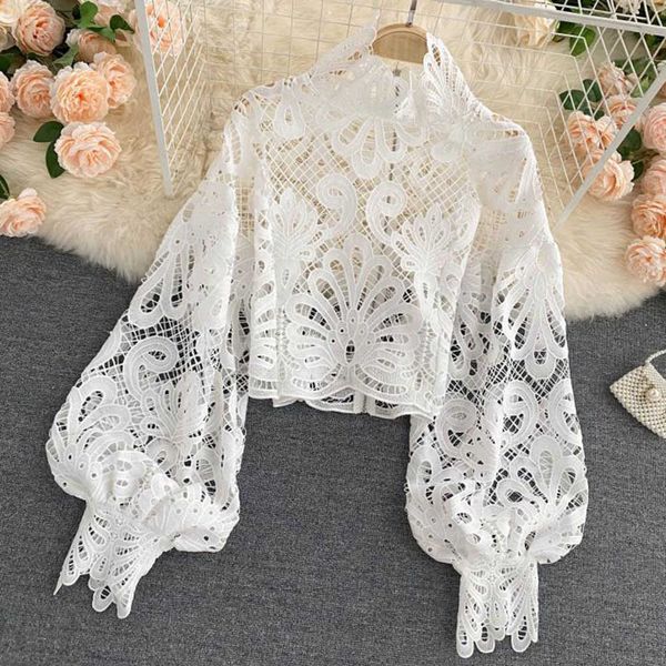 women's pants & capris western style blouse spring summer fashion temperament casual lace hollow out sleeve stand-up collar pktk, Black;white
women's pants & capris western style blouse spring summer fashion temperament casual lace hollow out sleeve stand-up collar pktk, Black;white