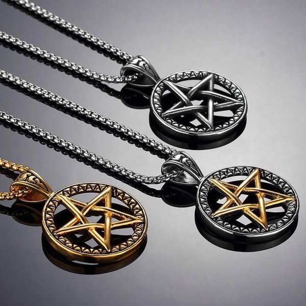 stainless steel jewelry korean-style chic and unique pentagram pendants hollow five-pointed star titanium necklaces chains pendant, Silver
stainless steel jewelry korean-style chic and unique pentagram pendants hollow five-pointed star titanium necklaces chains pendant, Silver