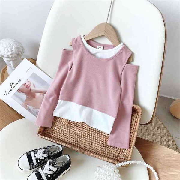 gooporson autumn kids clothes off the shoudler long sleeve shirt fashion korean little girls costume spring children 210508, Blue
gooporson autumn kids clothes off the shoudler long sleeve shirt fashion korean little girls costume spring children 210508, Blue
