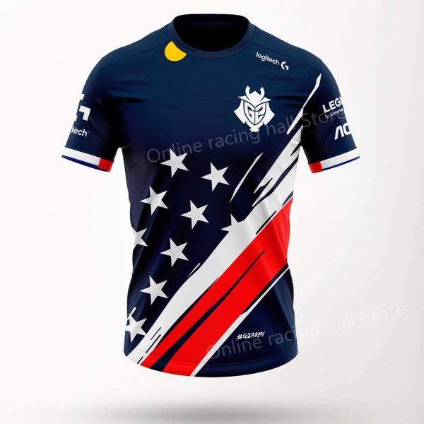 summer g2 latest u.s. team jersey national uniform t-shirt lol e-sports supporter, White;black
summer g2 latest u.s. team jersey national uniform t-shirt lol e-sports supporter, White;black