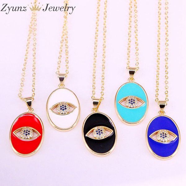 pendant necklaces 10pcs, turkey lucky eye gold color jewelry enamel eyes cz fashion necklace for lady girls, Silver
pendant necklaces 10pcs, turkey lucky eye gold color jewelry enamel eyes cz fashion necklace for lady girls, Silver