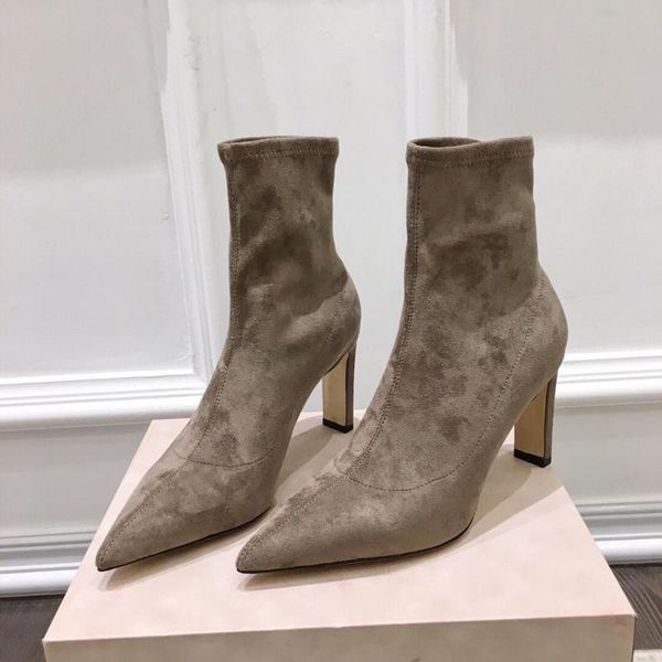 boots 2021 autumn winter shoes woman leather sole pointed toes high heels ankle botas mujer suede, Black
boots 2021 autumn winter shoes woman leather sole pointed toes high heels ankle botas mujer suede, Black