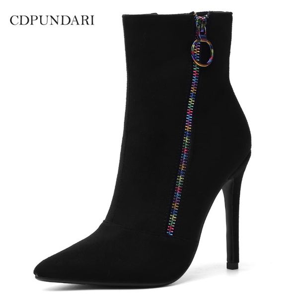 boots cdpundari ankle for women high heels ladies winter shoes woman botas mujer invierno, Black
boots cdpundari ankle for women high heels ladies winter shoes woman botas mujer invierno, Black