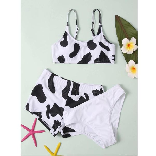 one-pieces 3pcs girls swimwear sling halter floral print three-piece swimsuit sleeveless summer bikini set for beach wear, Black
one-pieces 3pcs girls swimwear sling halter floral print three-piece swimsuit sleeveless summer bikini set for beach wear, Black
