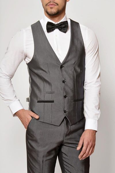 men's suits & blazers 2021 latest coat pant designs light smoking grey waistcoat classic suit for wedding business party and pants, White;black
men's suits & blazers 2021 latest coat pant designs light smoking grey waistcoat classic suit for wedding business party and pants, White;black