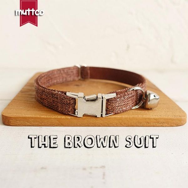 cat collars & leads 10pcs/lot muttco retailing self-designed handmade like gentleman the brown suit collar 2 sizes ucc039
cat collars & leads 10pcs/lot muttco retailing self-designed handmade like gentleman the brown suit collar 2 sizes ucc039