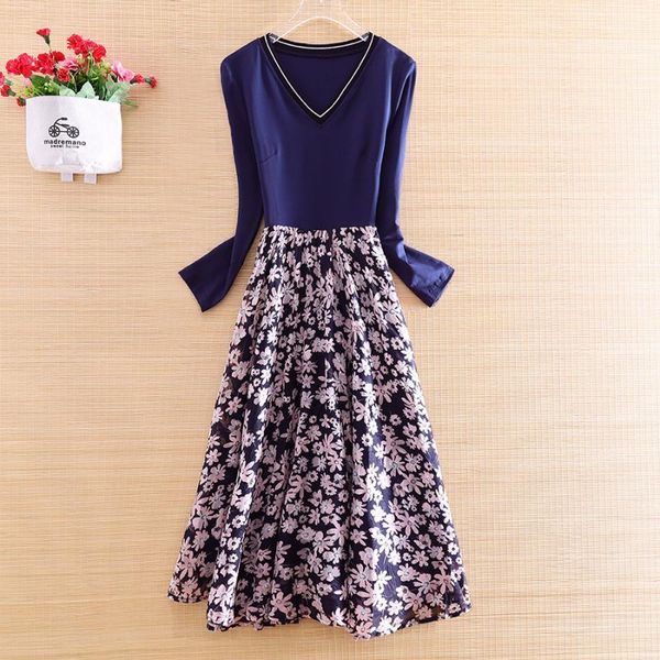 chinese style women dress autumn royal knitting patchwork print floral casual elegant slim lady party s-xxl dresses, Black;gray
chinese style women dress autumn royal knitting patchwork print floral casual elegant slim lady party s-xxl dresses, Black;gray