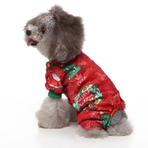 dog apparel christmas clothes cartoon pattern pajamas for small dogs santa printed jumpsuit pet winter warm coat year jacket
dog apparel christmas clothes cartoon pattern pajamas for small dogs santa printed jumpsuit pet winter warm coat year jacket