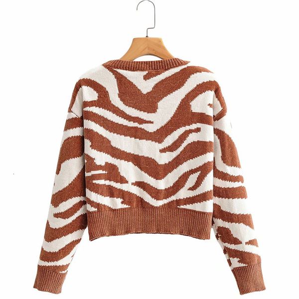 sweaters zebra pattern round neck long sleeve pullover chic women's harajuku leopard print warm lazy knit female sweater, White;black
sweaters zebra pattern round neck long sleeve pullover chic women's harajuku leopard print warm lazy knit female sweater, White;black