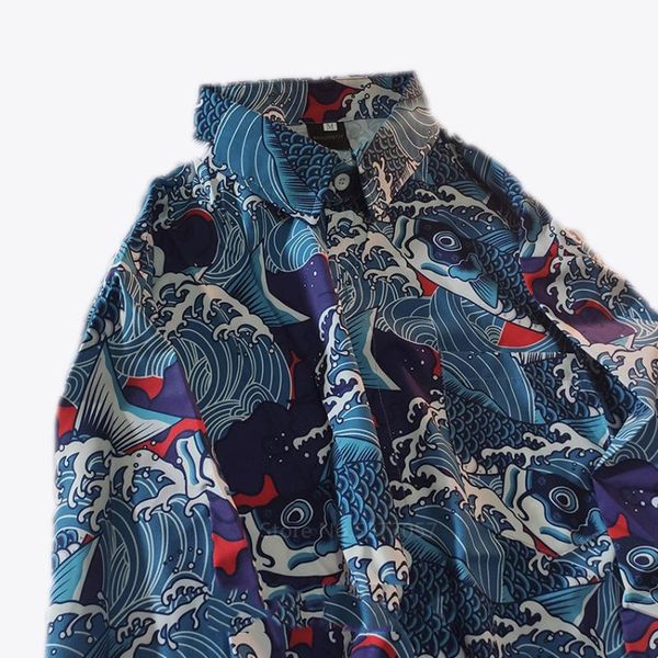 ethnic clothing japan style kimono streetwear samurai vintage clothes traditional fashion loose long sleeve printing shirt asian yukata unis, Red
ethnic clothing japan style kimono streetwear samurai vintage clothes traditional fashion loose long sleeve printing shirt asian yukata unis, Red