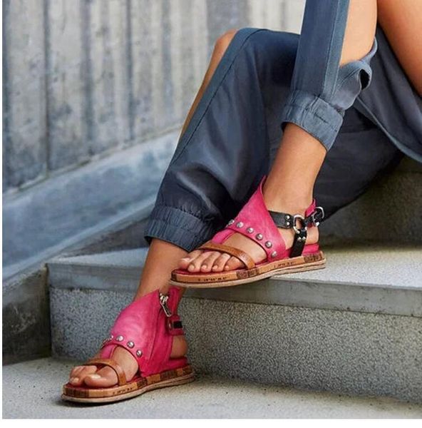 sandals women's bohemia retro style woman cross strap flats ladies open toe shoes summer female comfortable plus size footwear, Black
sandals women's bohemia retro style woman cross strap flats ladies open toe shoes summer female comfortable plus size footwear, Black
