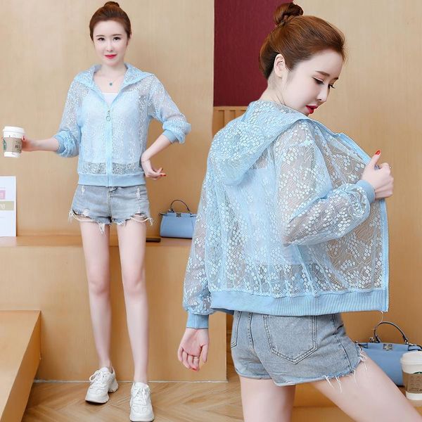 women's jackets 2021 summer hooded sunscreen clothes long-sleeved korean style short fashion western hollow cardigan trend, Black;brown
women's jackets 2021 summer hooded sunscreen clothes long-sleeved korean style short fashion western hollow cardigan trend, Black;brown