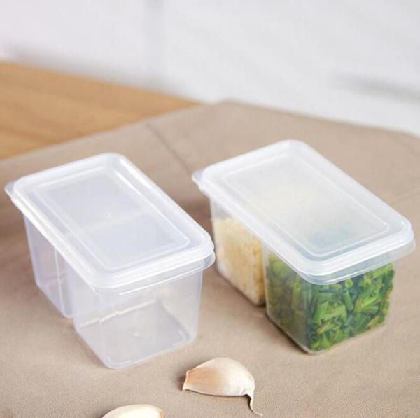 plastic 2 grids sealed garlic seasoning storage box refrigerator fruit vegetable containers with lid kitchen fridge organizer bottles & jars
plastic 2 grids sealed garlic seasoning storage box refrigerator fruit vegetable containers with lid kitchen fridge organizer bottles & jars