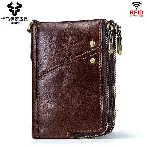 anti-theft brushed rfid leather men's wallet multifunctional double zipper vertical fashion casual coin purse wallets, Red;black
anti-theft brushed rfid leather men's wallet multifunctional double zipper vertical fashion casual coin purse wallets, Red;black
