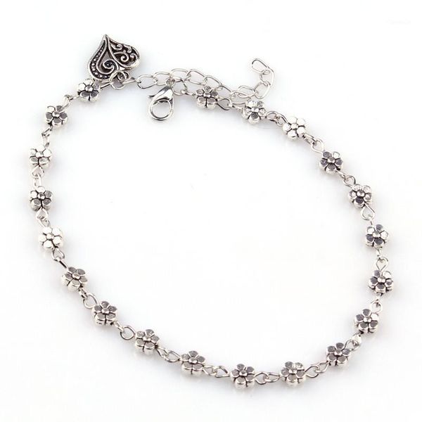 anklets retro silver tibetan anklet women hollow plum blossom flower foot ornament peach heart-shaped chain bracelet1, Red;blue
anklets retro silver tibetan anklet women hollow plum blossom flower foot ornament peach heart-shaped chain bracelet1, Red;blue