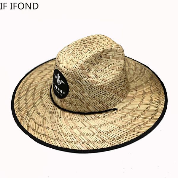 wide brim hats tied rope lifeguard hat summer sun straw ladies big eaves vacation beach panama, Blue;gray
wide brim hats tied rope lifeguard hat summer sun straw ladies big eaves vacation beach panama, Blue;gray
